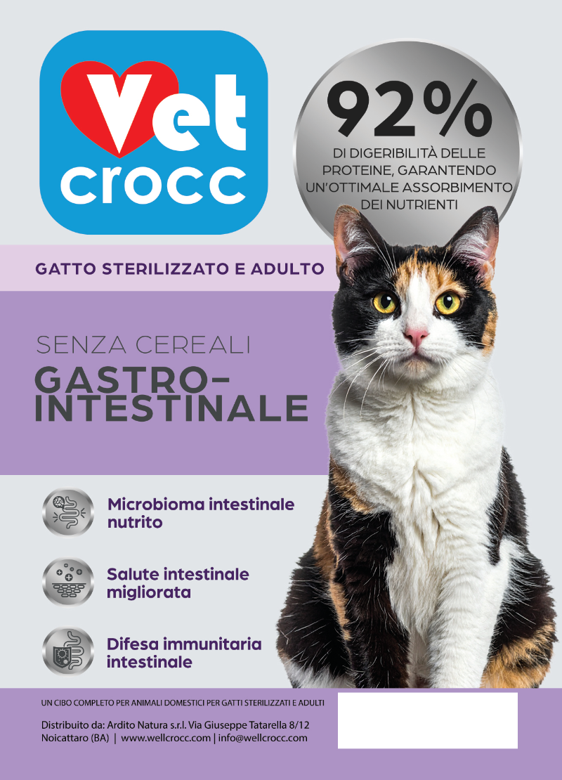 Vetcrocc Gatto Gastrointestinale - Idrolizzato Grain Free