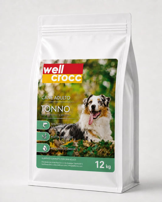 Wellcrocc Cane Adulto - Tonno Grain Free