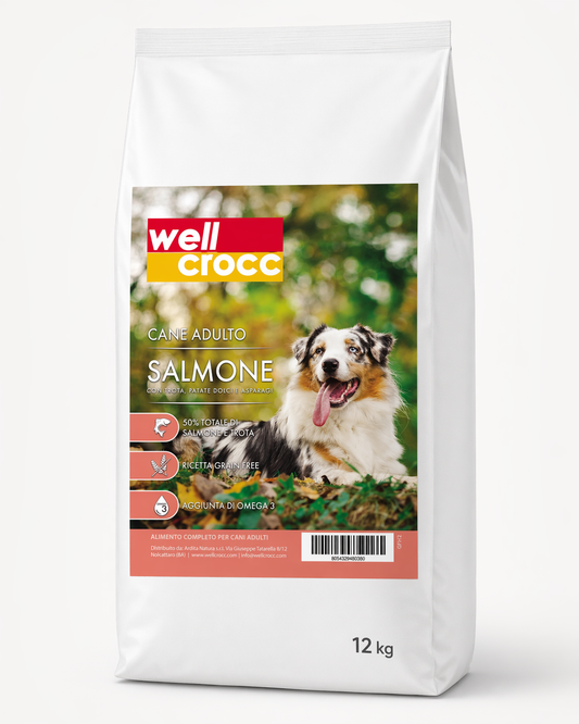 Wellcrocc Cane Adulto – Salmone Grain Free
