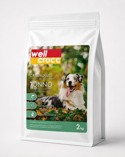 Wellcrocc Cane Adulto - Tonno Grain Free
